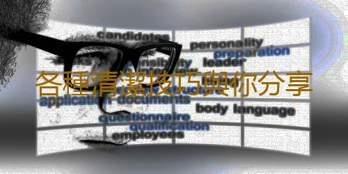 各種清潔技巧與你分享